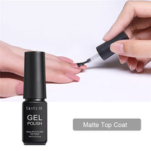 Load image into Gallery viewer, LILYCUTE Matte UV Gel Nail Polish Matte Top Coat Color UV Gel Nail Art Varnish Hybrid Soak Off Gel Lacquer Manicur Gel Polish